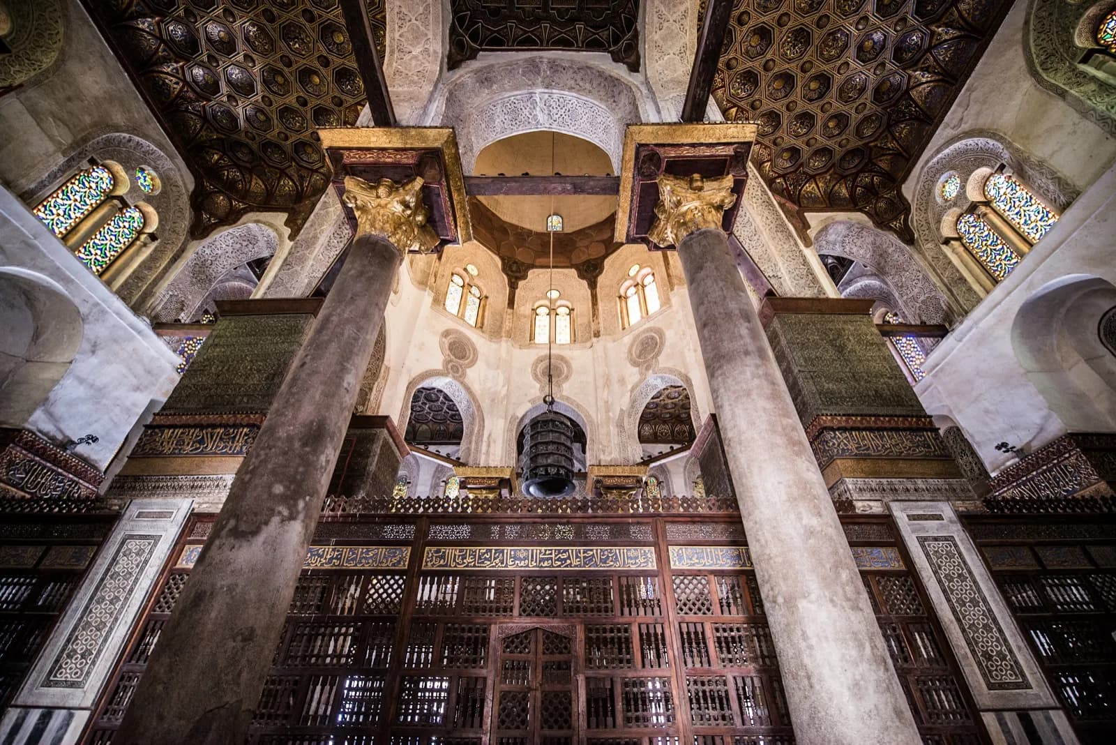 The mausoleum of the Mamluk Sultan Qalawun in Cairo